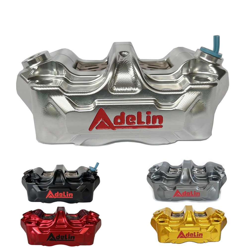 Adelin คาลิปเปอร์เบรกหลัง CNC อัพเกรด 4 ลูกสูบ ADL-26 Gp4 RX 100 มม. สําหรับรถจักรยานยนต์