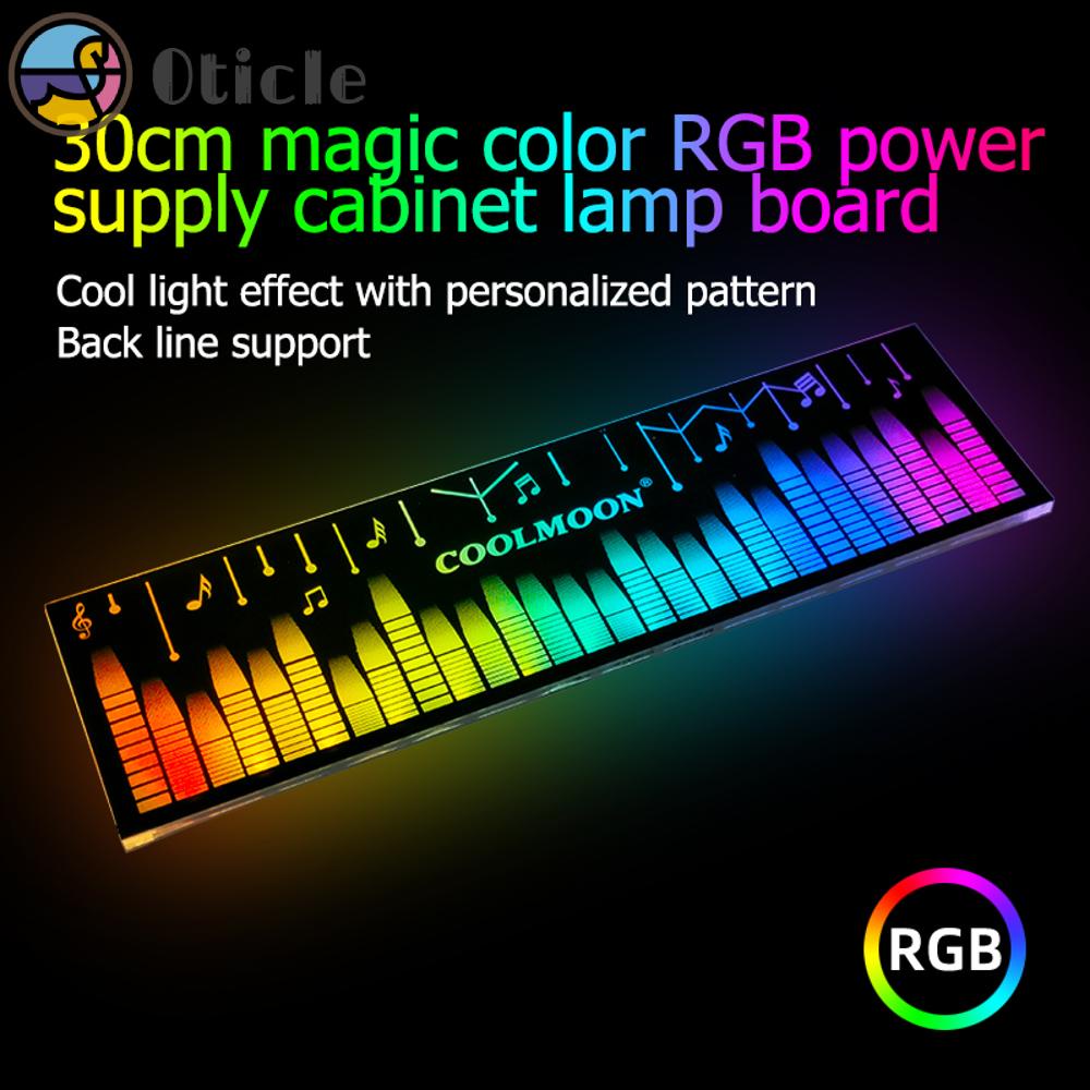 Coolmoon บอร์ดไฟ RGB PC แผงไฟ 4 Pin ขนาดเล็ก [Oticle]