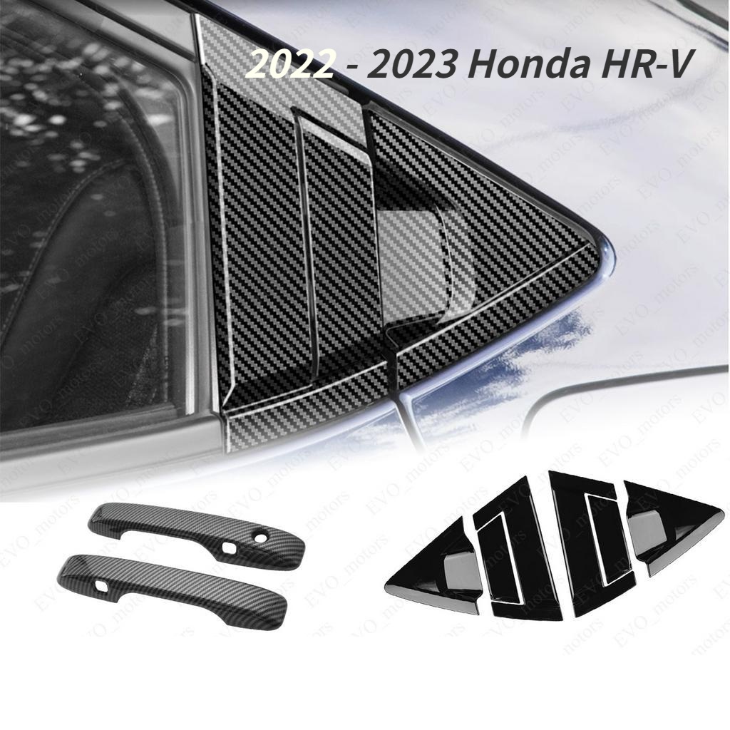 ฝาครอบมือจับประตูคาร์บอนไฟเบอร์ ABS สําหรับ Honda HR-V HRV Vezel 2022-2023