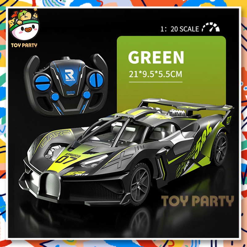 【 24ชม. ของเล่นรถremote ควบคุมรถสปอร์ตของเล่นเด็ก RC รถ Drift ไฟฟ้า Drift ของเล่น RC ยานพาหนะสําหรับของเล่นเด็กของขวัญวันเกิด 1:20 รถรุ่น
