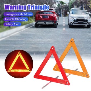 Early Warning Device Parking Tripod Warning Triangle Reflectorized Triangle Signature Car Safety