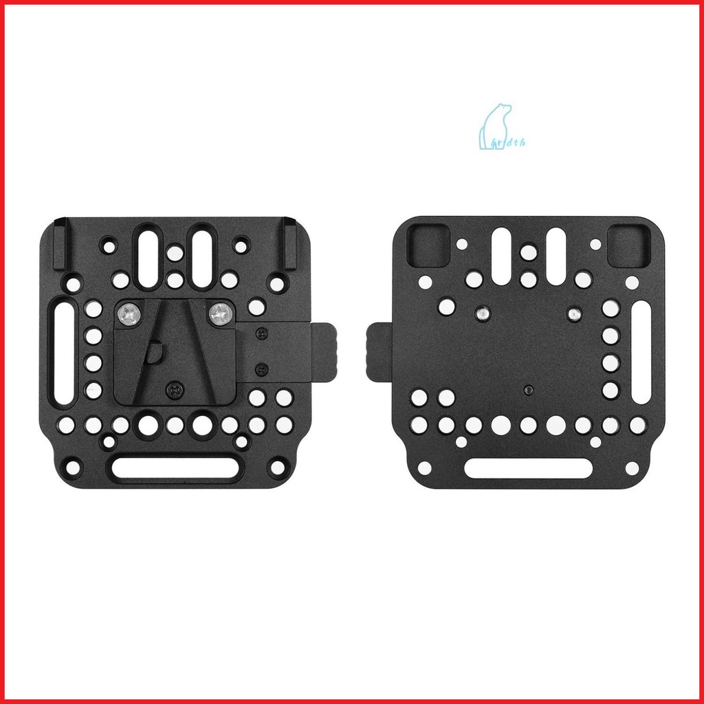 Quick Release Plate for V-Mount Battery - Enhanced Stability and Flexibility for Camera Mounting