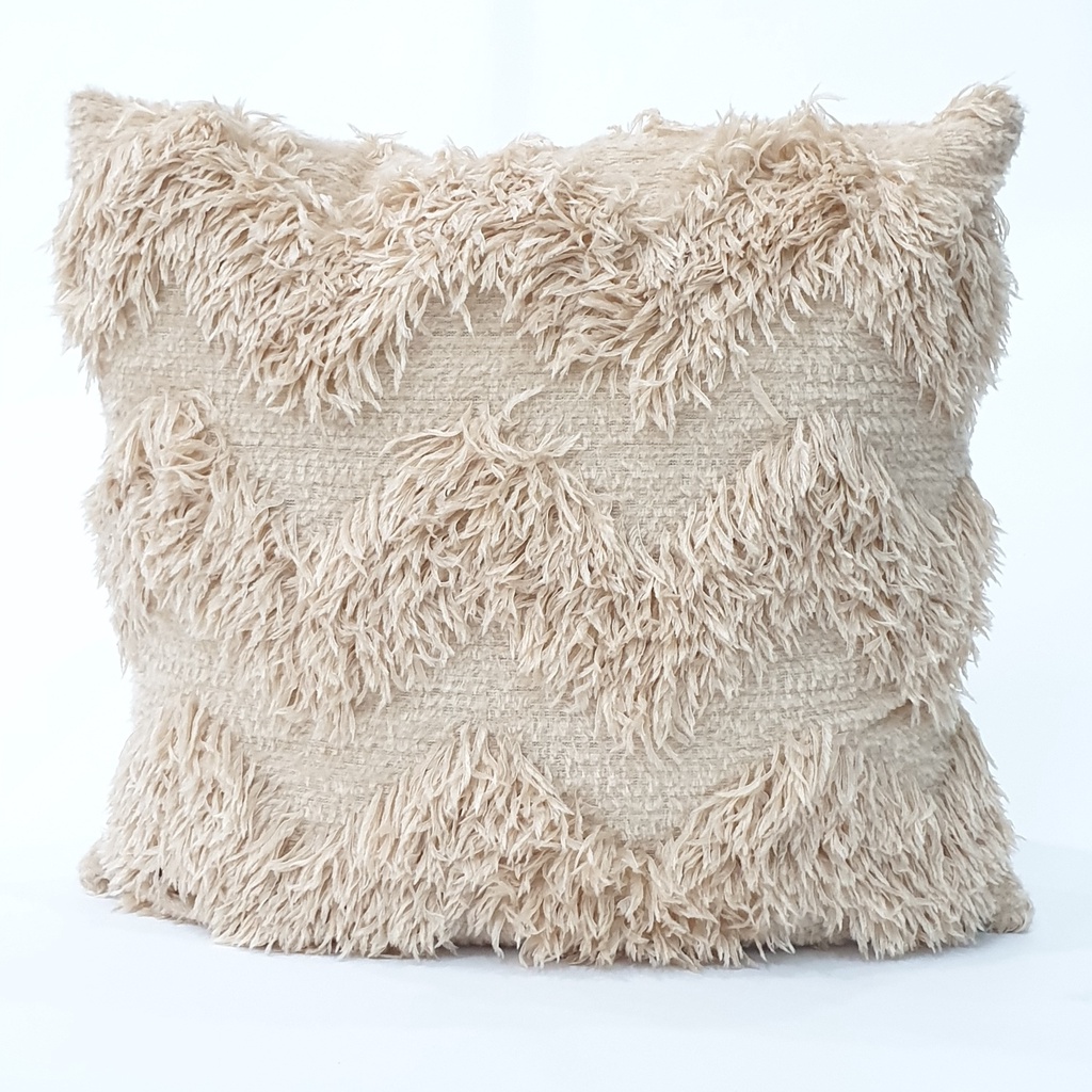 Tp COZY หมอนอิง ขนาด 43×43×8ซม. รุ่น CY33 สีเบจ ( นุ่มสุดๆ )