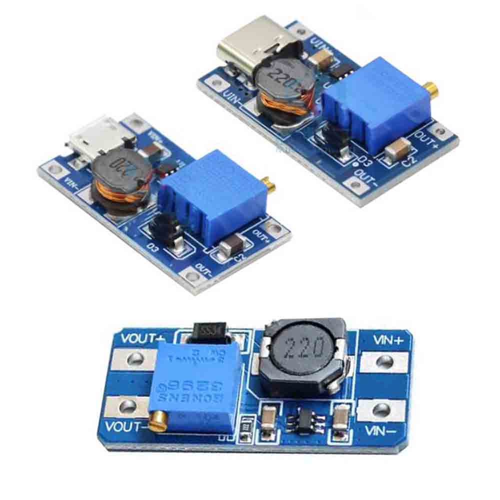 Mt3608 โมดูลพาวเวอร์ซัพพลาย แปลงสเต็ปอัพ DC-DC เอาท์พุต MAX 28V 2A
