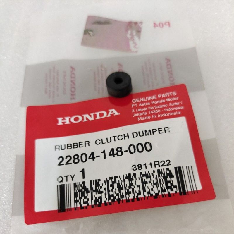 ยางแดมเปอร์คลัตช์สําหรับ Honda beat Scoopy Vario 125 150 อัตโนมัติสากล ORIGINAL 22804 148 000 ของแท้