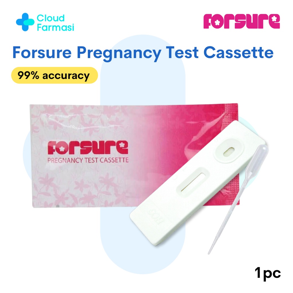 [Cloud Farmasi] Forsure hCG Pregnancy Rapid Test Cassette 1