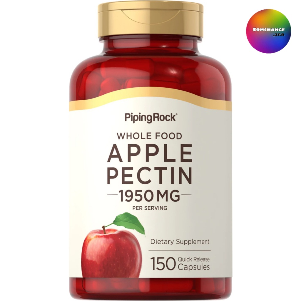 Apple Pectin 1,950 mg. (150แคปซูล) 🍎 แอปเปิ้ลเพคติน ไฟเบอร์ อิ่มท้อง