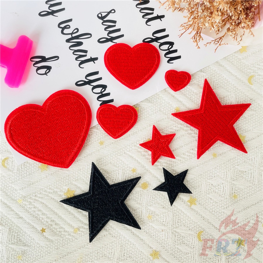 ✿ แผ่นรีดติดเสื้อ: Ins - Love / Star ✿ แผ่นแพทช์รีดติดเสื้อ Diy 1 ชิ้น