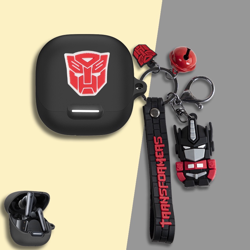 For Anker Soundcore Liberty 4 NC Case Silicone Soft Case Anime Transformers Keychain Pendant Cute Sn