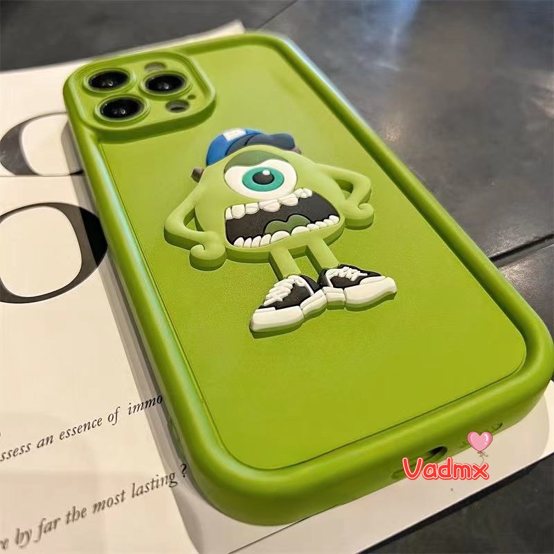 เคสโทรศัพท์ ซิลิโคนนิ่ม กันกระแทก ลายการ์ตูน Mike ตาโตน่ารัก สําหรับ Samsung Galaxy S24 S23 S22 S21 Ultra Plus S24+ S23+ S22+ S23 S20 FE