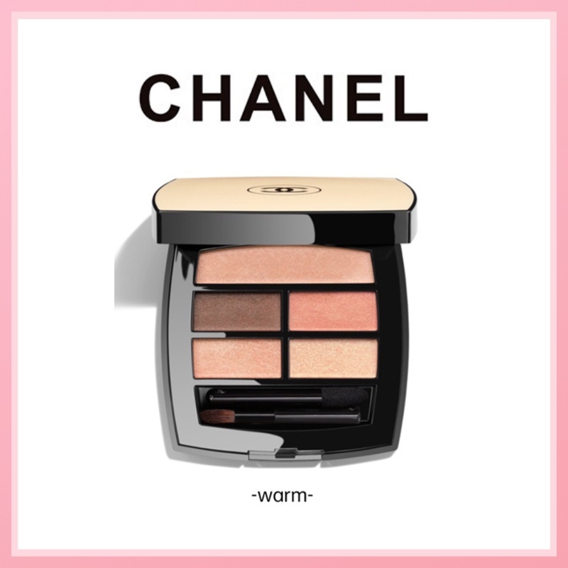 🎀ของแท้100%🎀 Chanel Les Beiges Fashion Five-color Eyeshadow Palette Sample #Warm #Tender #Light #Intense #Deep #medium