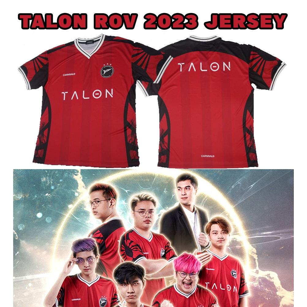 เสื้อ E-sport  ROV ทีม talon ปี 2023 รุ่นล่าสุด