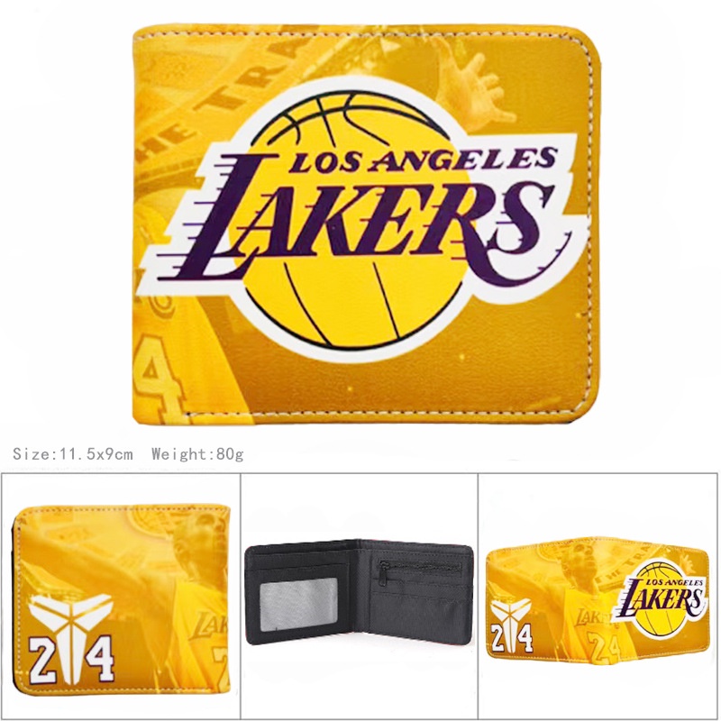 กระเป๋าสตางค์ลําลอง หนัง Pu ลายการ์ตูน NBA Star Kobe Curry พร้อมกระเป๋าใส่เหรียญ สําหรับเด็กผู้ชาย และเด็กผู้หญิง