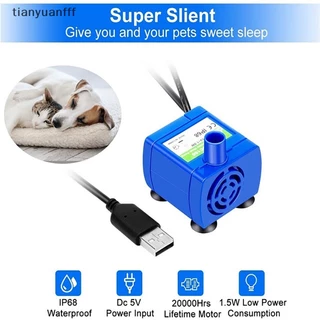 Tianyuanfff ปั๊มน้ําทดแทนสัตว์เลี้ยง Submersible Dog Drinking Well