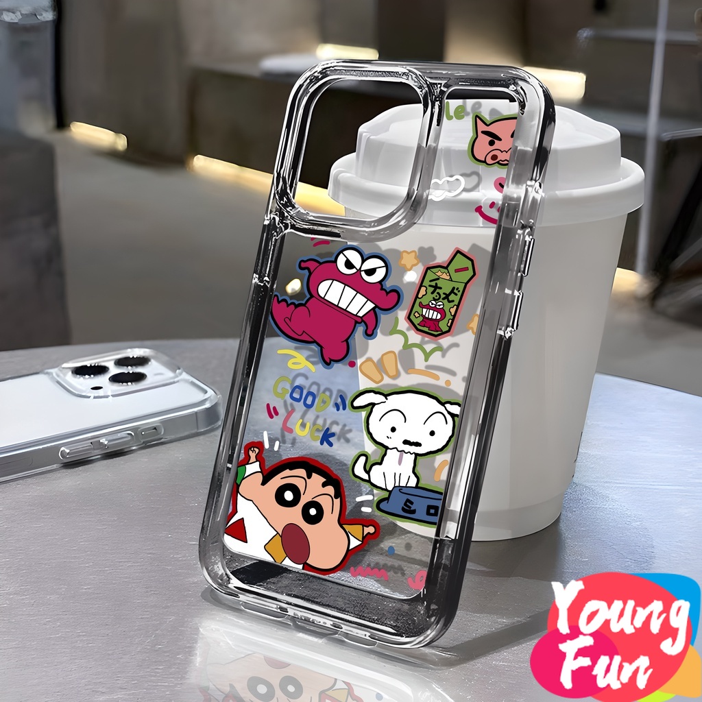 สําหรับ OPPO เคสโทรศัพท์มือถือ ลายกราฟฟิตี้ชินจังจอมแก่น A18 A60 A15 A15s A35 5G A16 A16s A54s A16K A16e A17 A17K A31 2020 A8 A5 A3s A12E A5 2020 A9 2020 A53 2020 A32 2020 4G