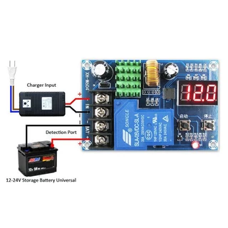 XH-M604 โมดูลควบคุมการชาร์จแบตเตอรี่ 6-60V 12V 24V 48V XH-M604 แบตเตอรี่ลิเธียม โมดูลควบคุมการประจุแบตเตอรี่