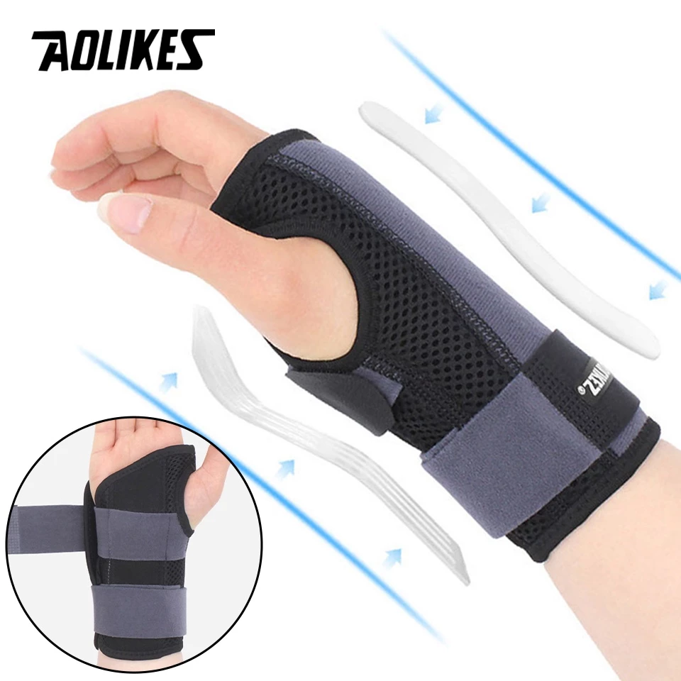 Aolikes เฝือกพยุงข้อมือ บรรเทาอาการปวดข้อมือ ปรับได้ 1 ชิ้น