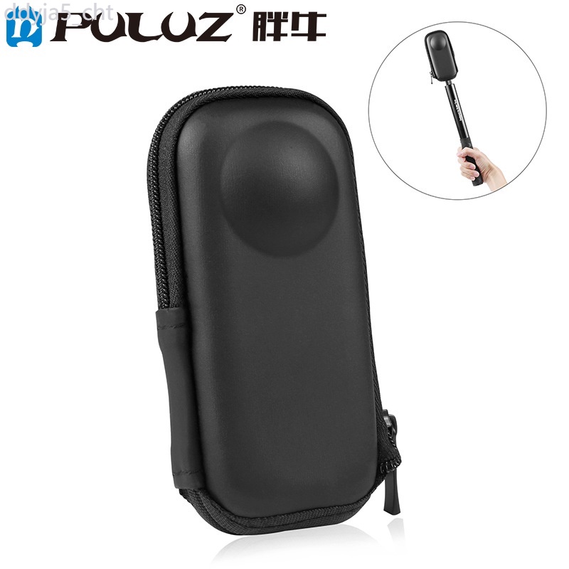 For Insta360 X3 / ONE X2 PULUZ Camera Portable Case Box Storage Bag(Black)