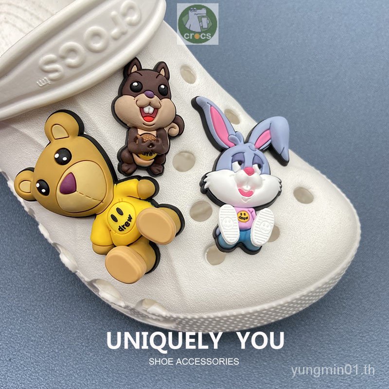 ใหม่ อุปกรณ์เสริมหัวเข็มขัด สําหรับรองเท้า Crocs Jibbitz Charms