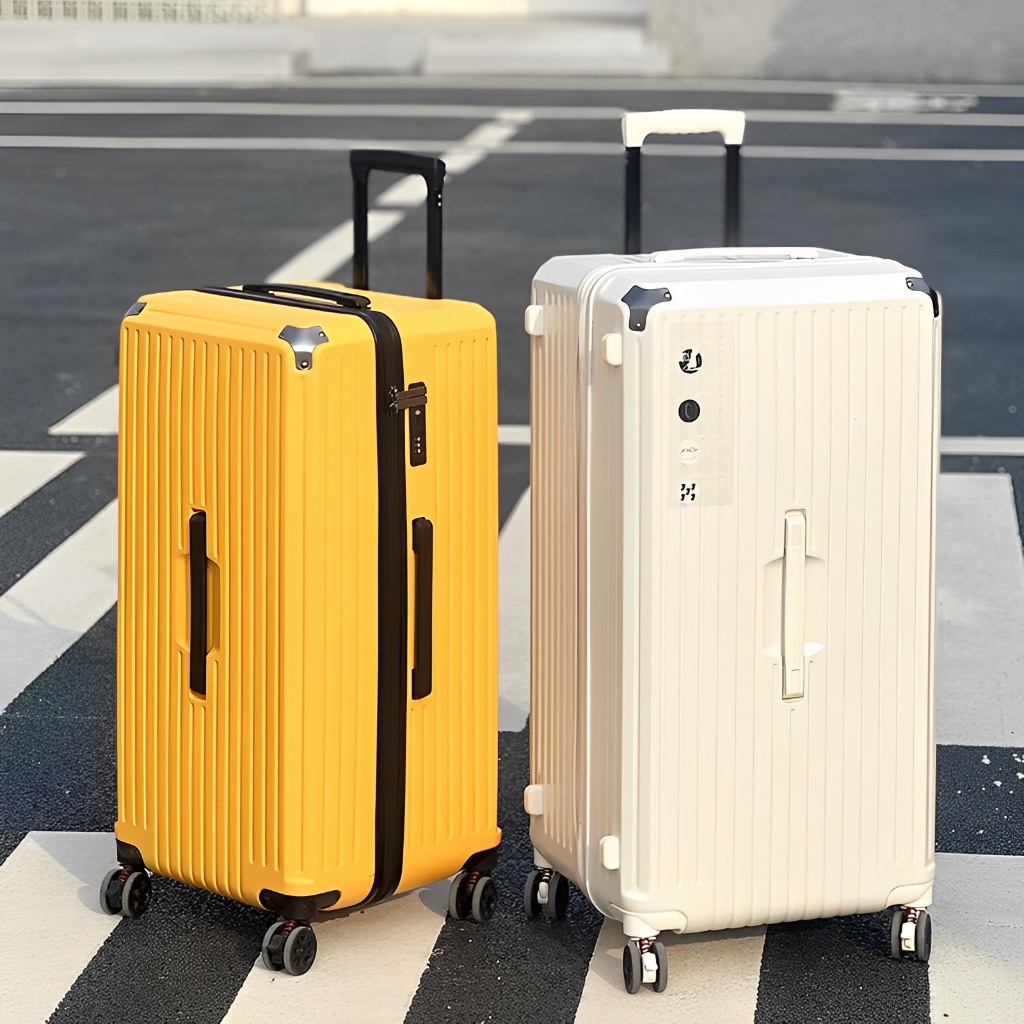 กระเป๋าเดินทาง luggage กระเป๋าเดินทางล้อลาก ขนาด 26/32 นิ้ว รุ่นซิป วัสดุABS+PC แข็งแรงทนทาน น้ำหนักเบา