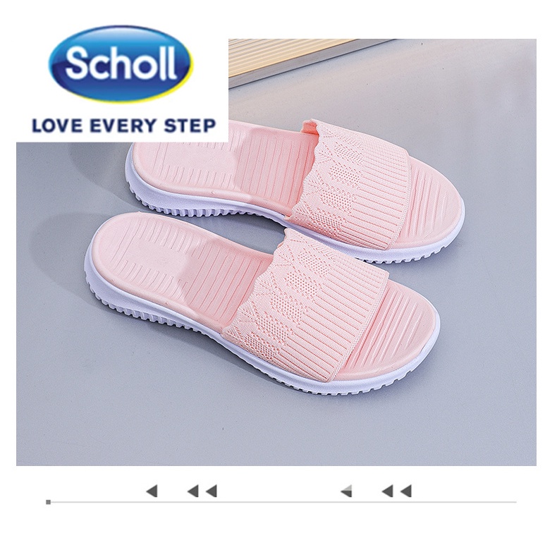 Scholl รองเท้าผู้หญิง scholl scholl scholl รองเท้าแตะชายหาดแบนผู้หญิง scholl Slides รองเท้า scholl ผู้หญิงรองเท้าแตะโบฮีเมียผู้หญิง