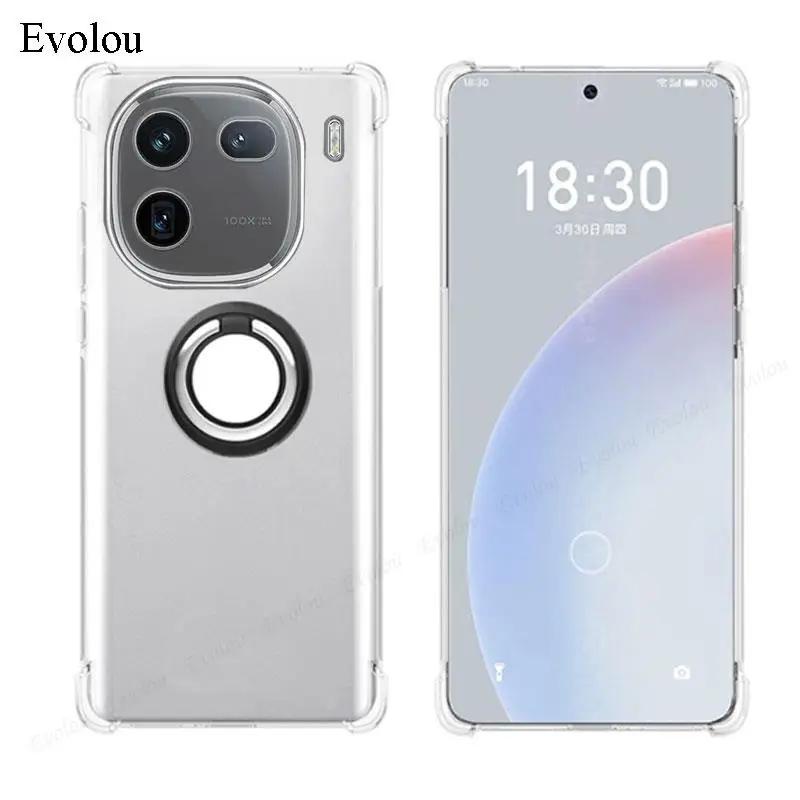 เคสซิลิโคนใส กันกระแทก พร้อมขาตั้งแม่เหล็ก สําหรับ VIVO IQOO 12 Pro VIVO IQOO 12Pro 11 Pro