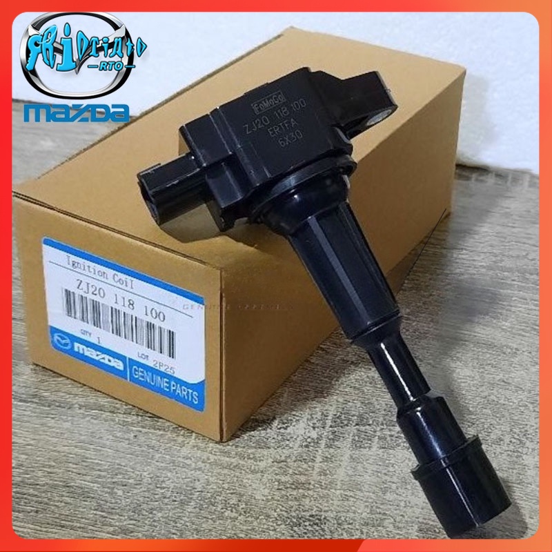 Rto คอยล์จุดระเบิด Mazda2 (1.52009-2014), Mazda3 (1.4,1.6 2004-2014) G1 G2 ZJ20-18-100 ZJ20-118-100