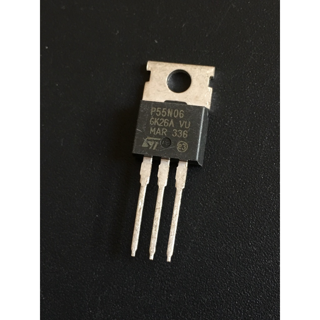 5PCS-20PCS STP55N06 P55N06 TO-220 TP55N06 MOS FET 60V 50A ยี่ห้อใหม่ B9SI