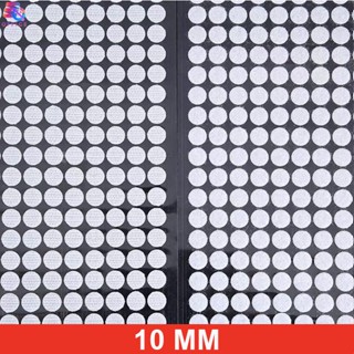 ตีนตุ๊กแก วงกลม มีกาว เทปตีนตุ๊กแก วงกลม สีดำ สีขาว ขนาด 10 …