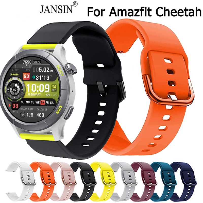 สายนาฬิกาข้อมือซิลิโคน แบบเปลี่ยน สําหรับ amazfit cheetah amazfit cheetah Smart Watch Band