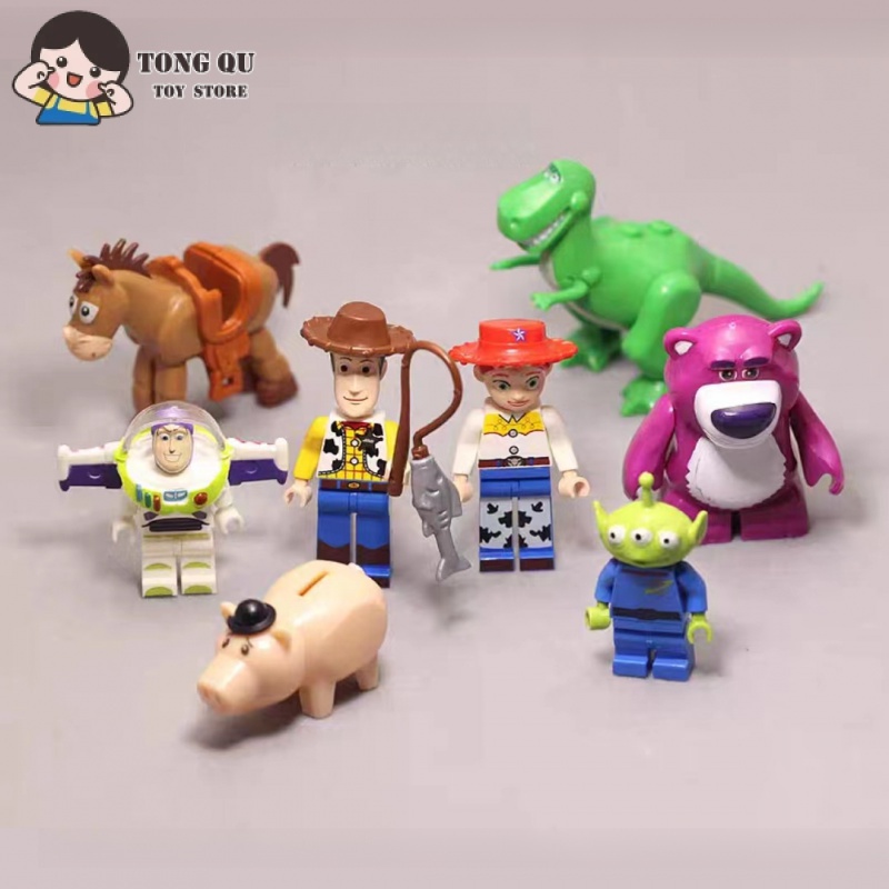 โมเดลฟิกเกอร์ อนิเมะ Buzz Lightyear Building Block ของเล่น ของสะสม สําหรับเด็ก