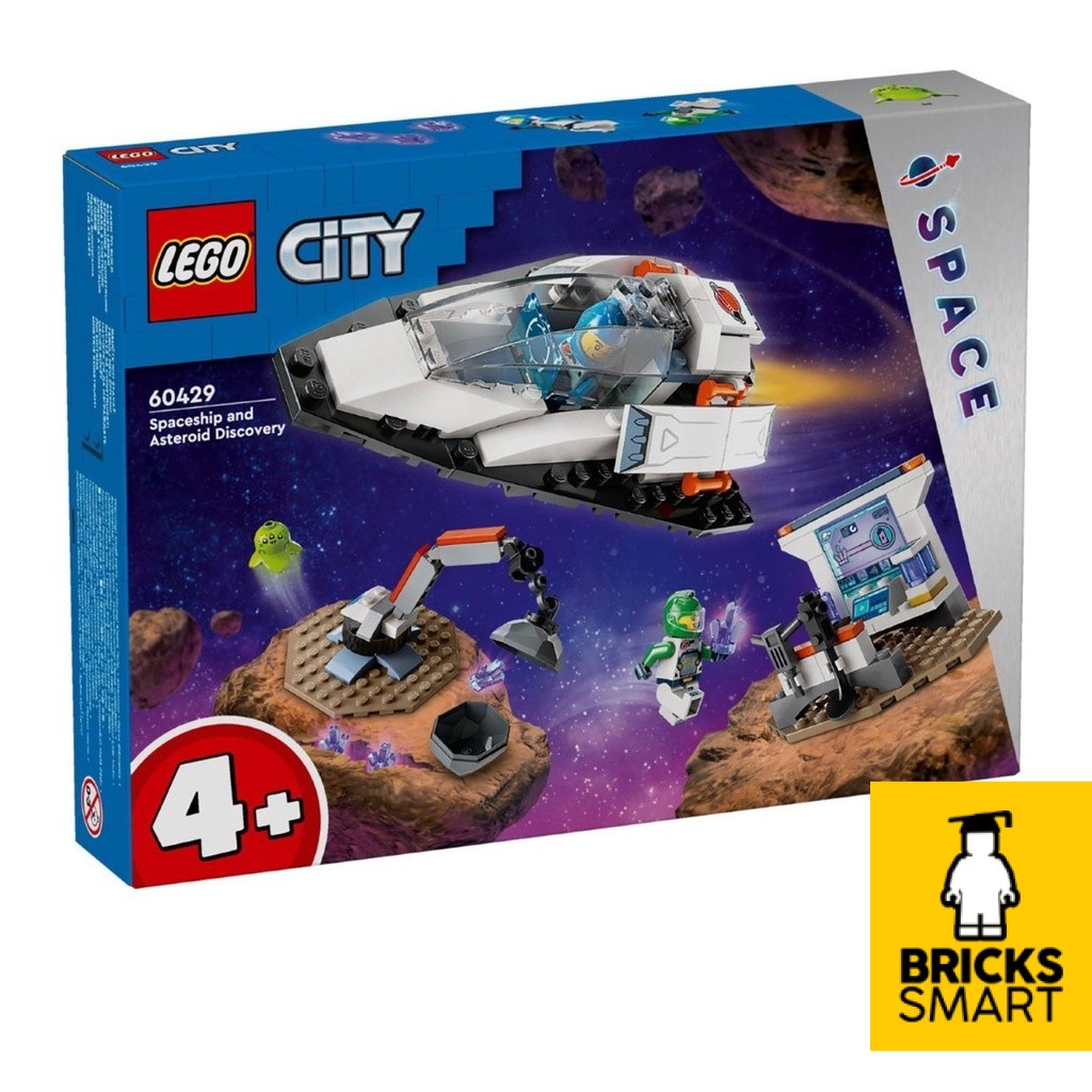 LEGO 60429 ชุดของเล่นยานอวกาศและอาคาร Asteroid Discovery (126 ชิ้น)
