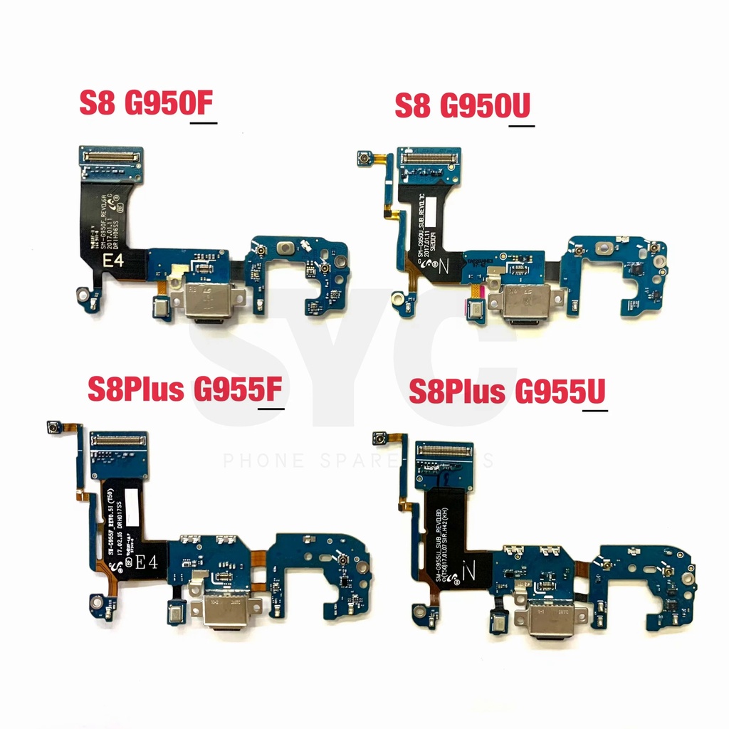 USB อะไหล่ มือถือ แพรก้นชาร์จ ตูดชาร์จ Samsung S8 S9 Plus G950F U G955F G955U G960F G960U G965F G965U