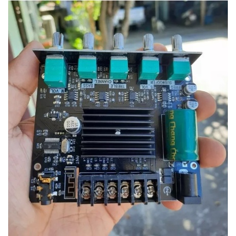 ZK-MT21 TPA3116 2.1 ช่องบลูทูธ 5.0 เครื่องขยายเสียงซับวูฟเฟอร์ 50WX2 + 100W เครื่องขยายเสียงสเตอริโอเบส
