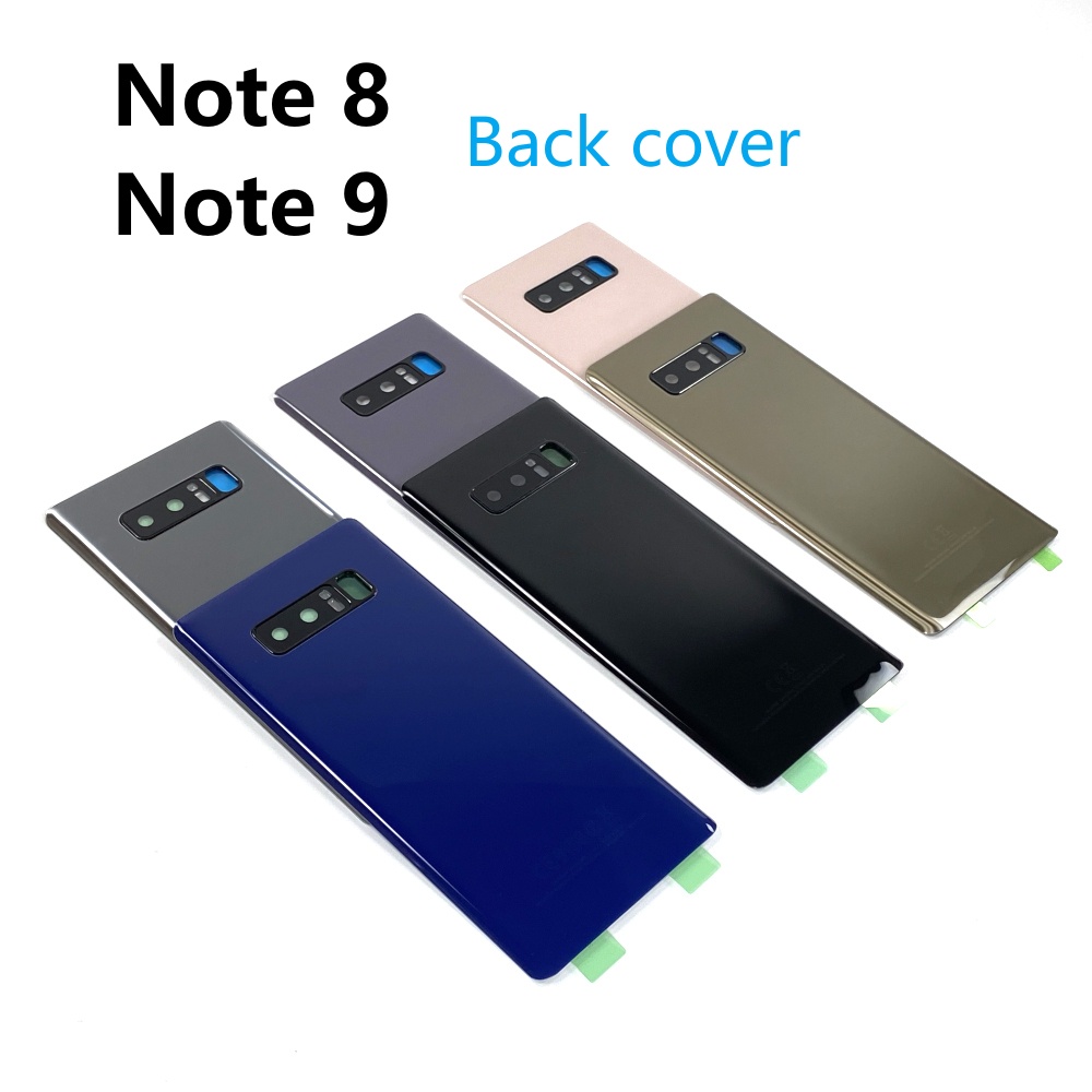 ฝาหลังแบตเตอรี่ประตู Note9 Note8 สําหรับ SAMSUNG Galaxy หมายเหตุ 8 N950 หมายเหตุ 9 N960 กระจกด้านหลังกรณีอะไหล่