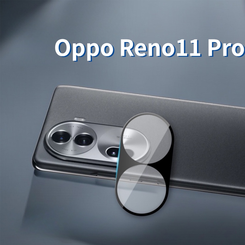 ฟิล์มกระจกนิรภัยกันรอยขีดข่วน ป้องกันเลนส์กล้อง 9H 3D สีดํา สําหรับ OPPO Reno 11 Pro F 11F 11Pro 5G 11F 11 11Pro