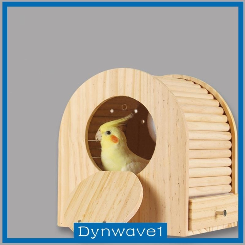 [Dynwave1] กล่องเพาะพันธุ์นกแก้ว แบบไม้ ทนทาน อุปกรณ์เสริม สําหรับนกแก้ว
