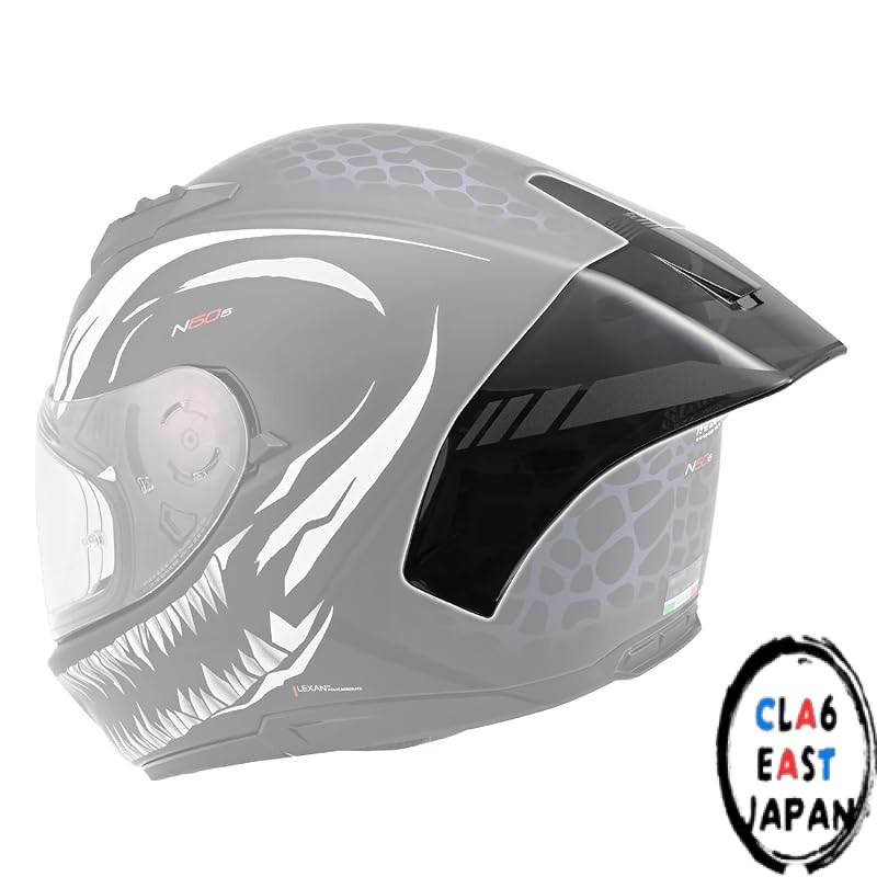 NOLAN【Domestic Genuine Product】 Motorcycle Helmet Spoiler N60-6 / Sports RAS Spoiler Dark Smoke 4728