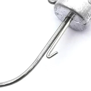 Outkit 5 ชิ้นตกปลา Lure NED Jig Head Hook Strong Anti Falling Off เสริมขาตั้งตะขอ Mandarin Fish Bass หนอน Fishhook