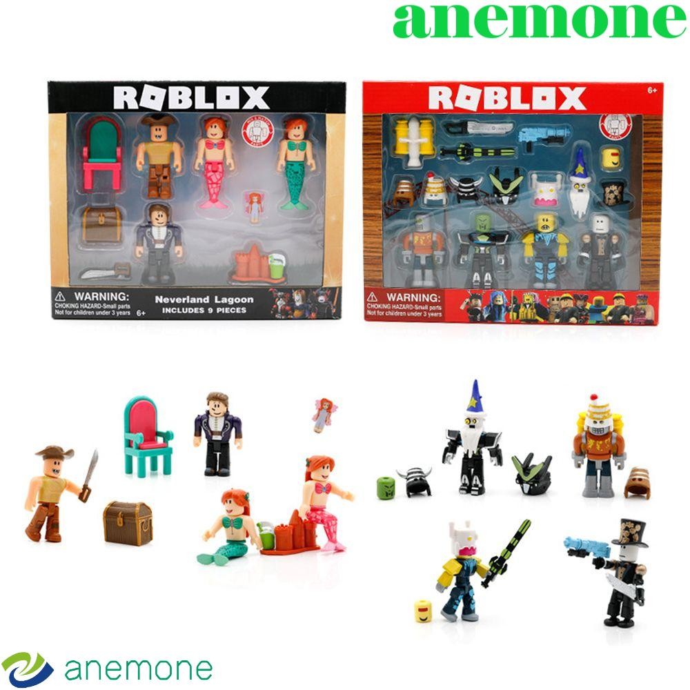 Anemone อะนิเมะรุ่น Figurines ของเล่นของขวัญวันเกิดตุ๊กตาคริสต์มาสของขวัญสะสม Roblox ตัวเลขการกระทําคอลเลกชันตกแต่ง