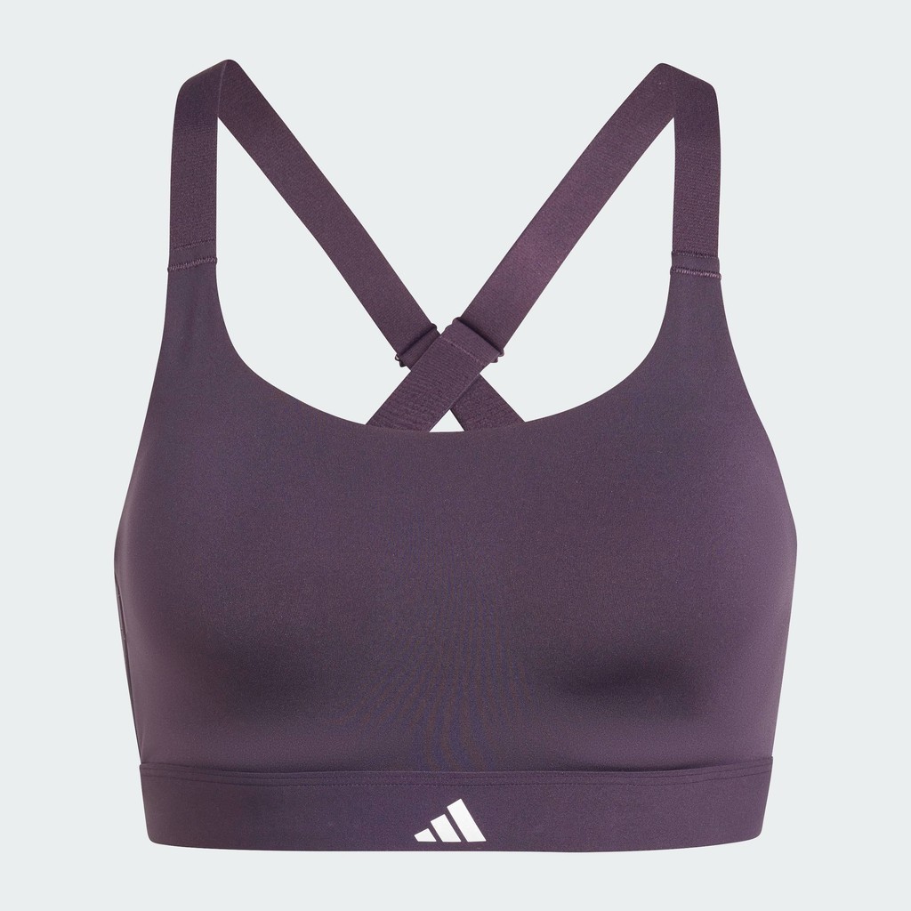 adidas เทรนนิง สปอร์ตบราซัพพอร์ตระดับสูง TLRD Impact Luxe ผู้หญิง สีม่วง IT6660