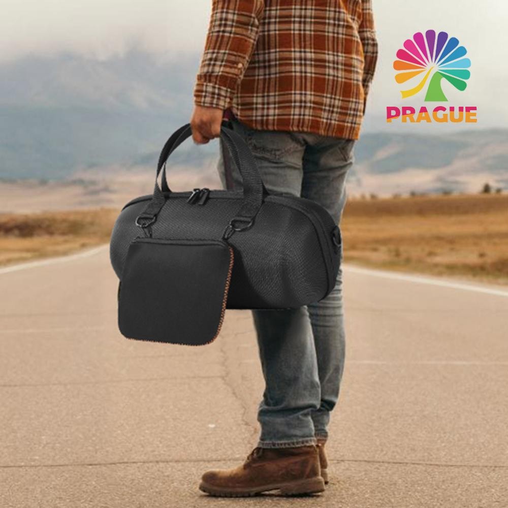 เคสแข็งกันกระแทกเคสเดินทางพร้อมกระเป๋าซิปและสายสะพายไหล่สําหรับลําโพง JBL Xtreme 4 Wireless BT [prague.th]