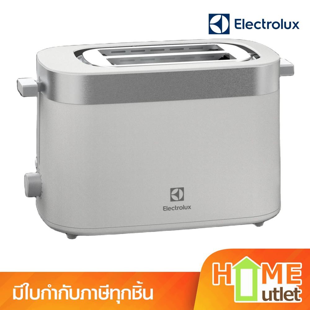 ELECTROLUX เครื่องปิ้งขนมปัง 2 ช่อง กำลังไฟฟ้า 870W สีขาว รุ่น E2TS1-100W (20293)