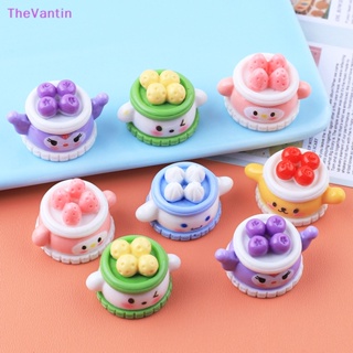 Thevantin สติกเกอร์เรซิ่น รูปสัตว์ ผลไม้ 3D DIY สําหรับติดตกแต่งตู้เย็น กิ๊บติดผม เครื่องประดับ เคสโทรศัพท์ 2 ชิ้น