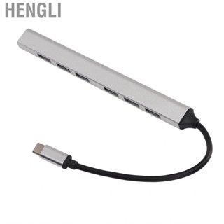 Hengli USB C Hub 7 In 1 To 7xUSB3.0 Multiport Adapter For Win Office D