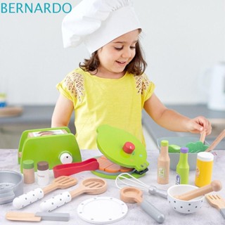 Bernardo DIY ของเล่นเครื่องปิ้งขนมปัง แบบไม้|ชุดโมเดลเครื่องปิ้งขนมปังไม้จําลอง DIY ของเล่นสําหรับเด็ก