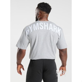 พร้อมส่ง GYMSHARK เสื้อยืดแขนสั้น ทรงหลวม สไตล์สปอร์ต สําหรับผู้ชาย และผู้หญิง