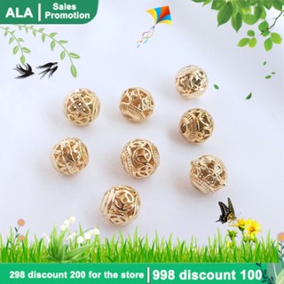 【❤️เครื่องประดับ DIY❤️】ลูกปัดทองคํา 14K ทรงกลม ลายดอกไม้ ผีเสื้อ ก้อนเมฆ สไตล์จีน 8 มม. สําหรับทําเครื่องประดับ สร้อยข้อมือ DIY[จี้ชาร์ม/จี้/จี้สร้อยคอ/จี้ ทองคํา/จี้ทองคําแท้/เครื่องประดับสร้อย/เครื่องประดับสร้อยคอ/pendant]
