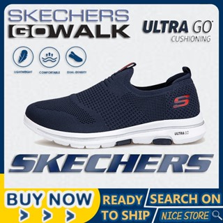 [penghantaran Ekspres]] SKECHERS_GO-WALK SLIP ON รองเท้าผ้าใบลําลอง ระบายอากาศ ใส่สบาย สําหรับผู้ชาย เหมาะกับการเล่นกีฬา