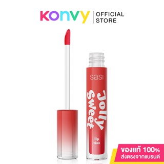 SASI Jolly Sweet Lip Tint 3g #01 Candy Pink ศศิ ลิปทินท์สูตรน้ำ เนื้อแน่น สีชัด ติดทน เบาสบายปาก.